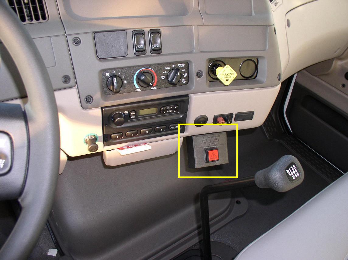 Sterling Acterra Dash with HTS Ultra-Rack release switch