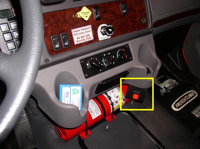 Freightliner M2 and HTS Dash Release switch