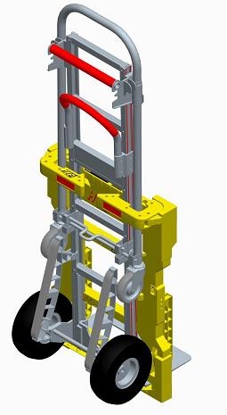 DHL YELLOW HTS  B&P LIBERATOR CONVERTIBLE HAND TRUCK