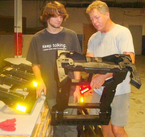 Allen Zitzelman and Carl Boettcher - assembly training