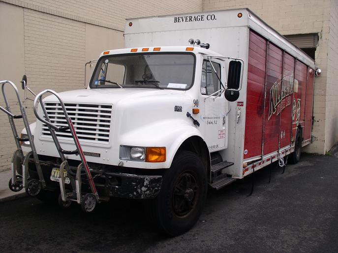 Killians Red beverage truck Union NJ loose hand trucks Double Trouble