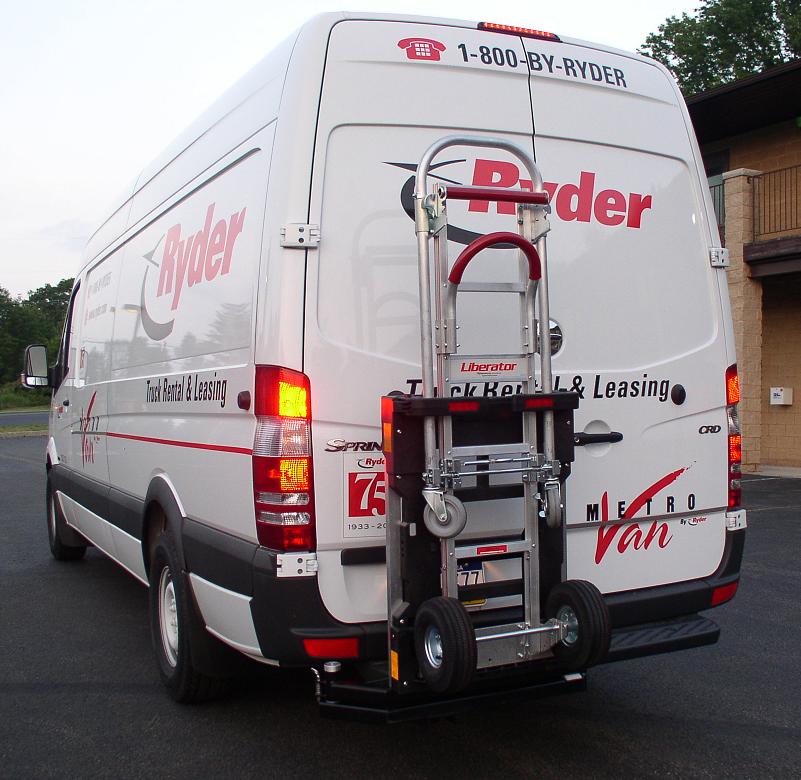 Ryder Sprinter Metro van rack