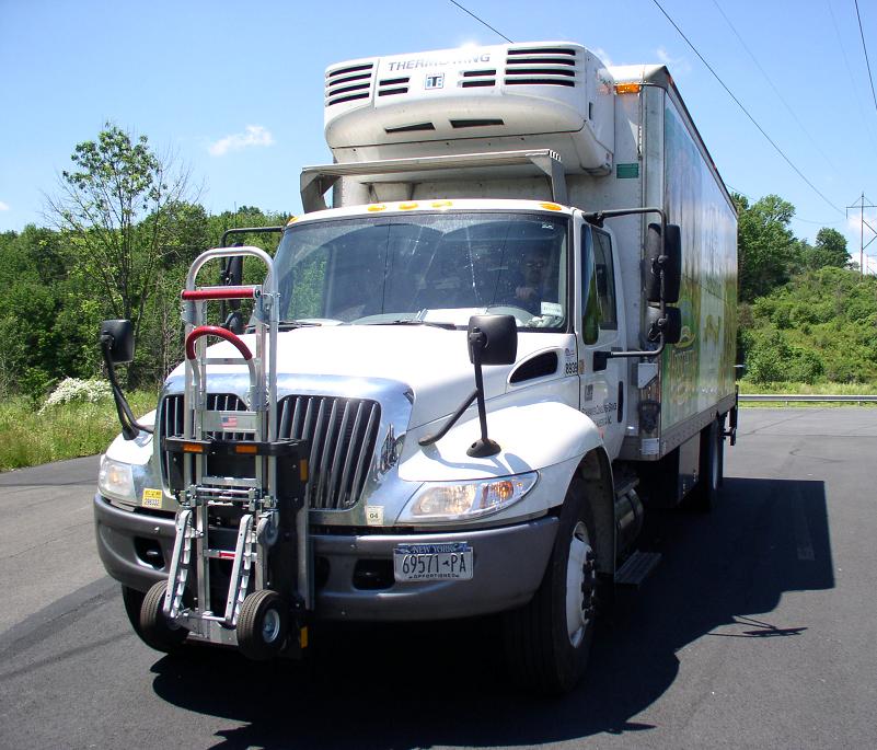 Schwan's DuraStar 4300 Series International Navistar with HTS System and B&P Manufacturing Liberator 