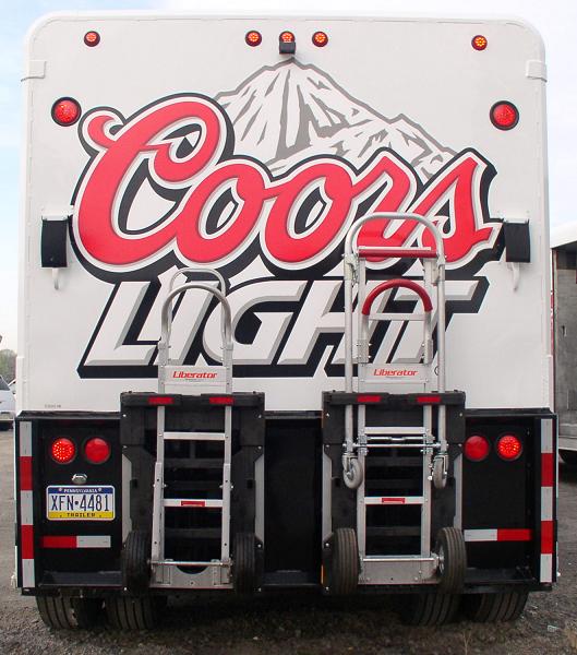 Coors Light Mickey Beverage Bodies - B&P Liberator hand trucks